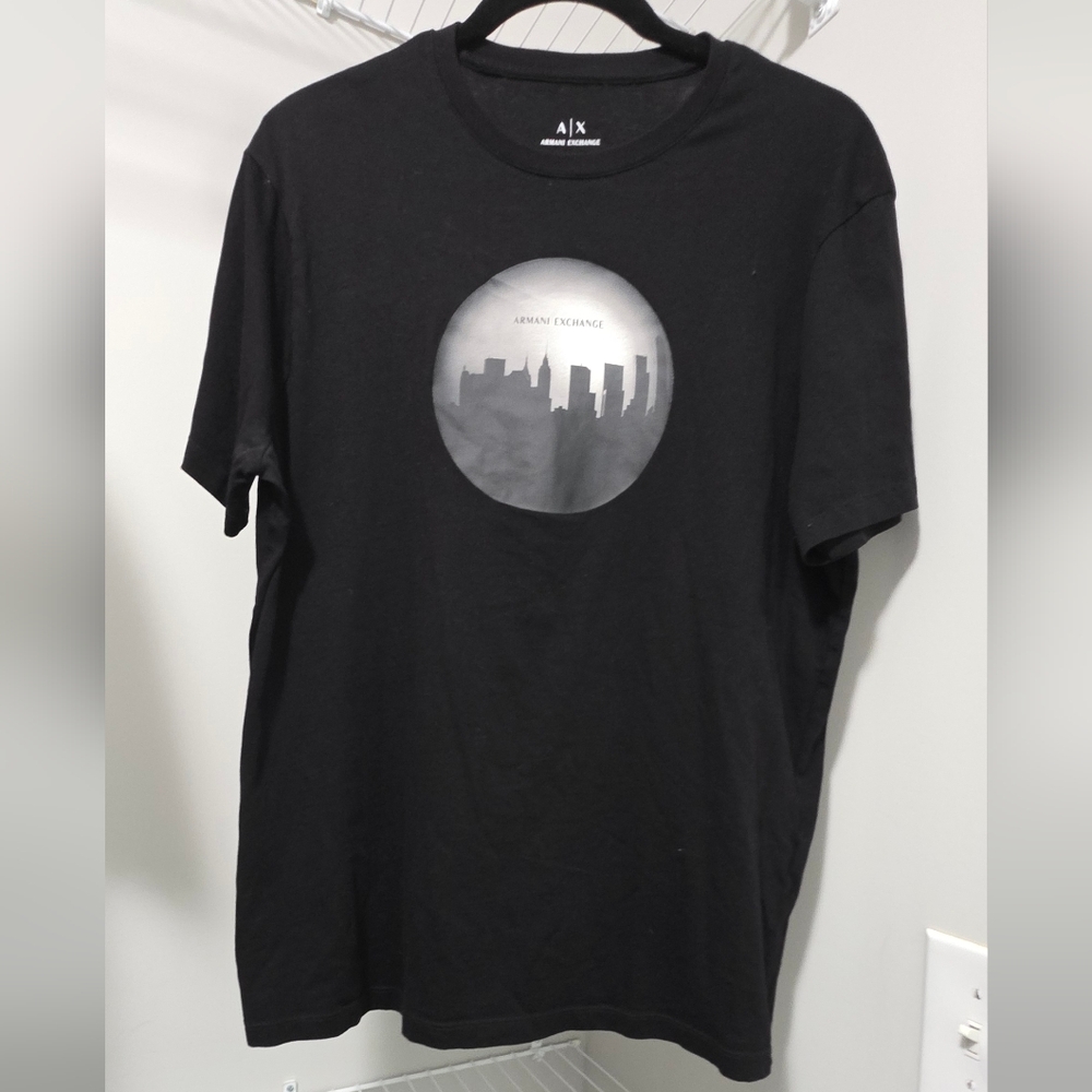 Armani Exchange Black T-Shirt for Men